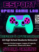 Image result for eSports High School Flyer
