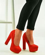 Image result for Red 6'' High Heels