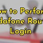 Image result for Vodafone Router Settings
