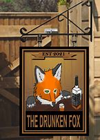 Image result for The Drunken Fox Logo