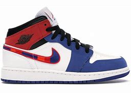 Image result for Red and Blue Jordan's