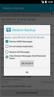 Image result for How to Launch SMS Backup