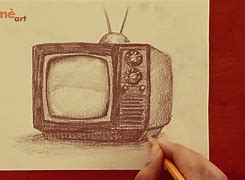 Image result for 3D TV Drawing