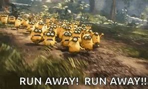 Image result for Minions Running Away