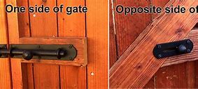 Image result for Two-Sided Fence Gate Latch