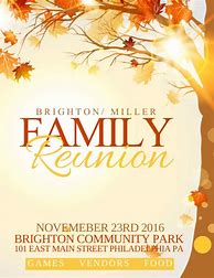 Image result for Blank Flyers for Family Reunion