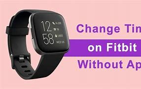 Image result for How to Set Time On Fitbit Inspire