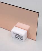 Image result for Rose Gold Mirror Acrylic Sheet
