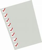 Image result for Paper List Clip Art