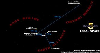 Image result for Babylon 5 Universe Map