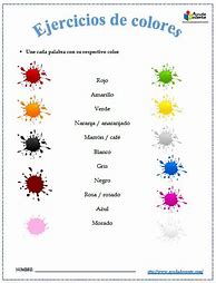 Image result for Los Colores En Español PDF