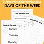 Image result for Days of the Week Before and After