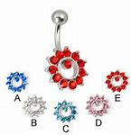 Image result for Crystal Belly Button Rings