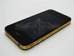 Image result for Black and Gold iPhone 4