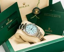 Image result for Rolex Oyster Perpetual Tiffany Blue 39Mm