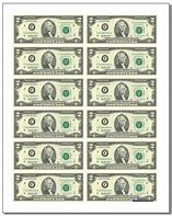 Image result for A4 Printable Dollar Bills