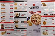 Image result for Pizza Station Menu