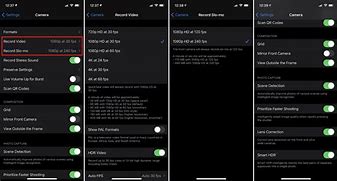 Image result for iPhone Video Settings