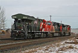 Image result for Canadian National Locomotives 3233