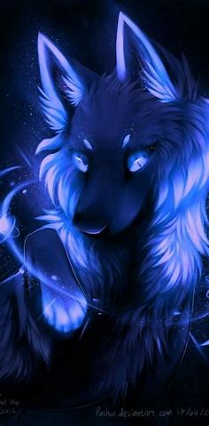 Download Free 100 + neon blue wolf Wallpapers
