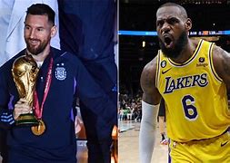 Image result for Messi and LeBron