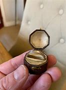 Image result for Antique Leather Ring Box