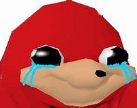 Image result for Knuckles Sad Meme