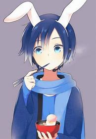 Image result for Cute Anime Boy with Bunny Ears