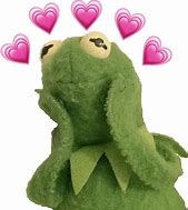 Image result for Kermit Meme with Emoji Hearts Christmas