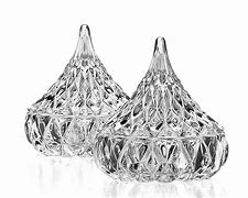 Image result for Large Glass Hershey Kiss