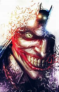 Image result for Batman Joker Painting