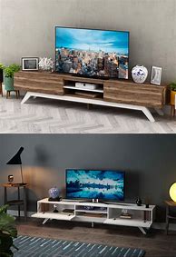 Image result for Modern White Long TV Stand