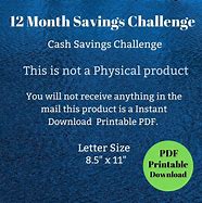 Image result for 26-Week Savings Challenge Printable