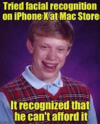 Image result for Face Recognition iPhone X Meme