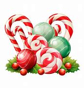 Image result for Christmas Candy Clip Art Black and White