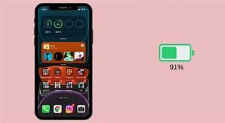 Image result for Battery Percentage iPhone 13