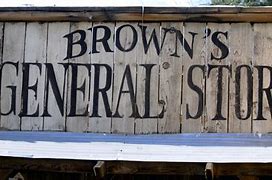 Image result for General Store Sign