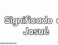 Image result for Significado De Josue