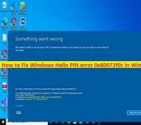 Image result for Forgot Windows Hello Pin