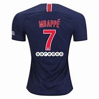 Image result for Mbappe Paris Jersey Name Font