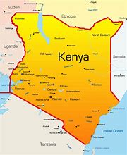 Image result for Kenya Country Map