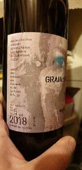 Image result for Marie Therese Chappaz Grain Syrah