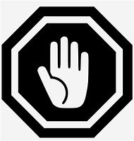 Image result for Stop Sign Hand SVG
