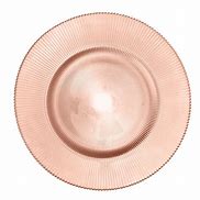 Image result for Rose Gold Charger Plates Bulk