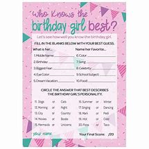 Image result for Birthday Name Game