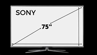 Image result for Sony 75'' TV