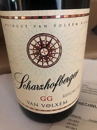 Image result for Van Volxem Scharzhofberger Riesling Grosses Gewachs