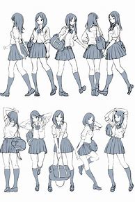 Image result for Elegant Standing Poses Anime