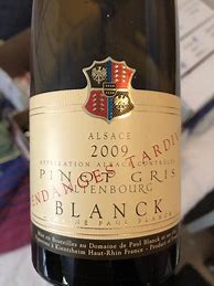 Bildergebnis für Paul Blanck Pinot Gris 'Classique'