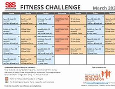 Image result for March Fitness Challenge